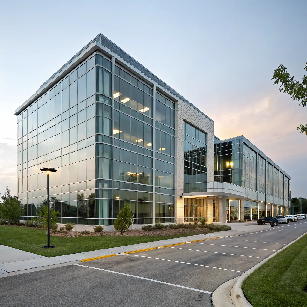 Modern office building